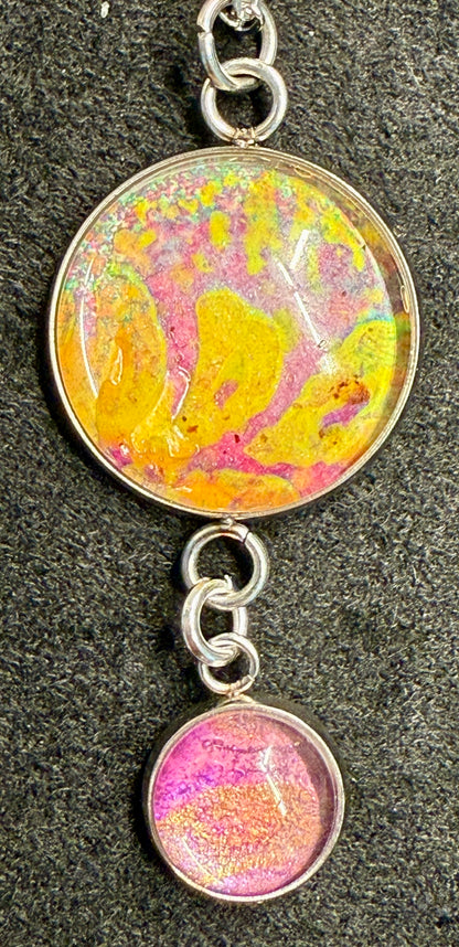 Color Splash Double Drop Pendant