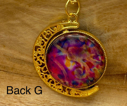 Luminous Double Sided Moondrop Pendant