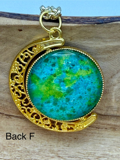 Luminous Double Sided Moondrop Pendant