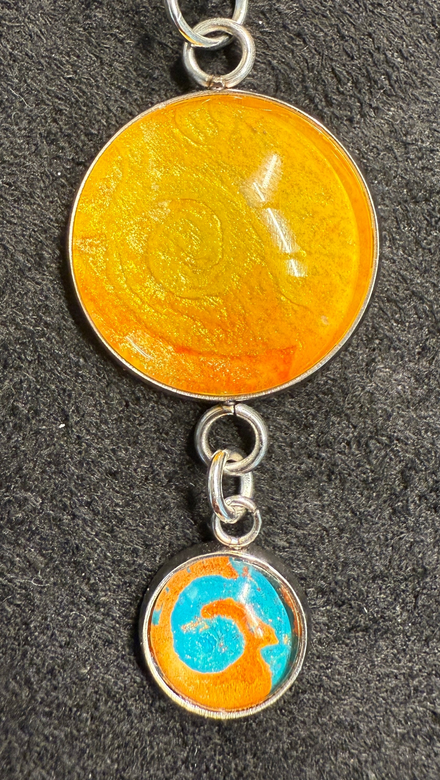 Color Splash Double Drop Pendant