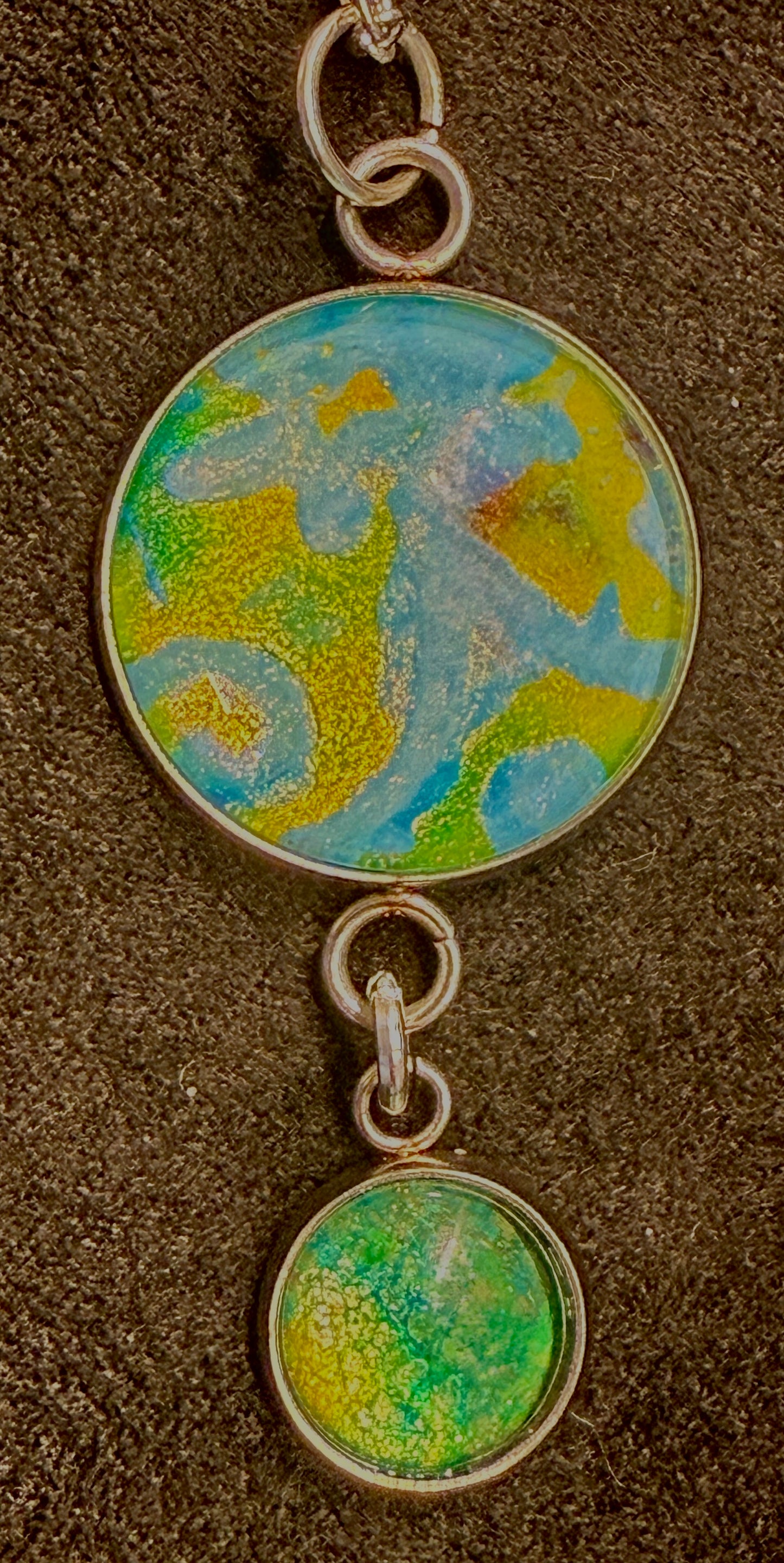 Color Splash Double Drop Pendant