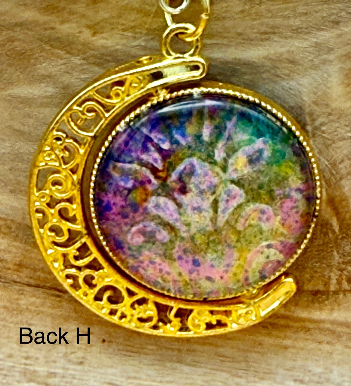 Luminous Double Sided Moondrop Pendant