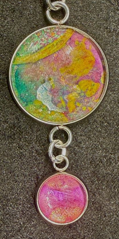 Color Splash Double Drop Pendant