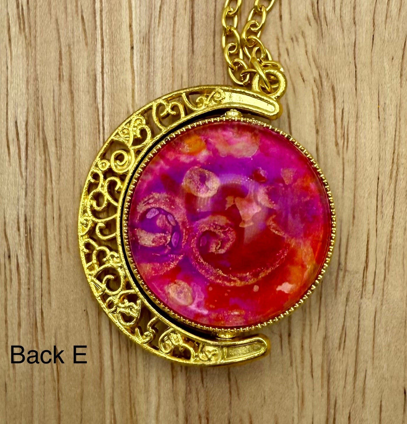 Luminous Double Sided Moondrop Pendant