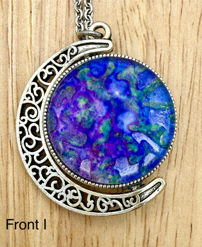 Luminous Double Sided Moondrop Pendant