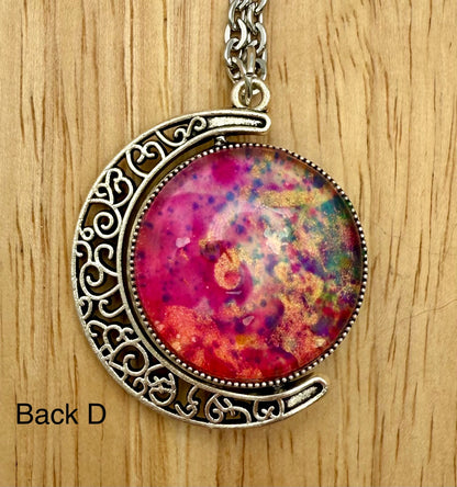 Luminous Double Sided Moondrop Pendant