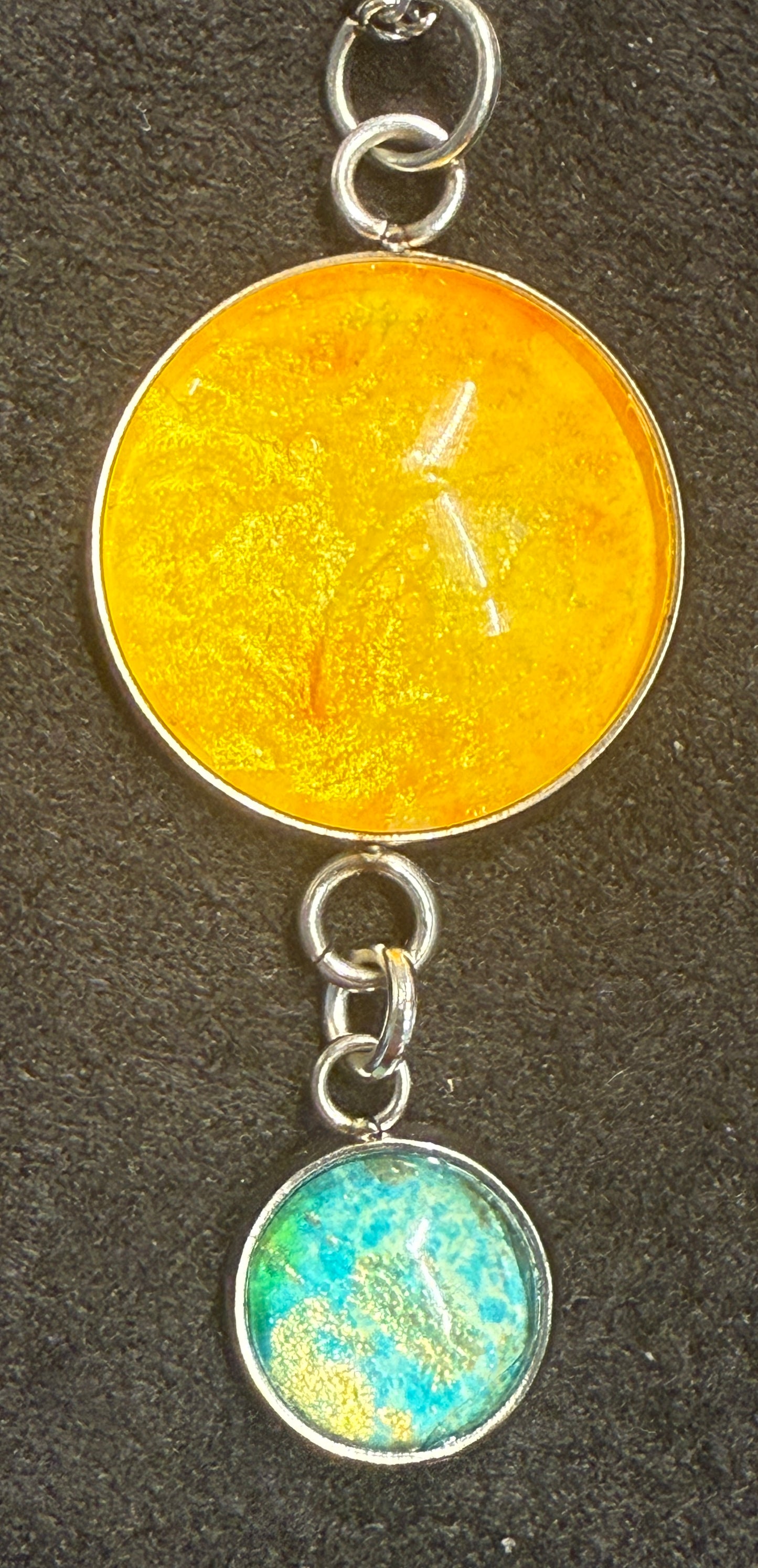 Color Splash Double Drop Pendant