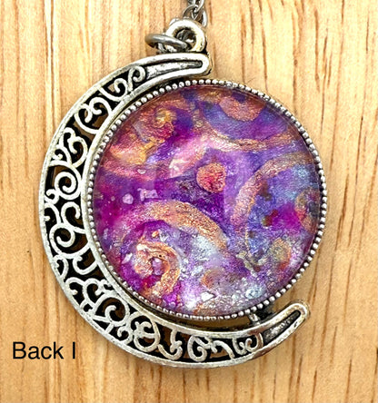 Luminous Double Sided Moondrop Pendant