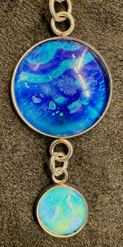 Color Splash Double Drop Pendant